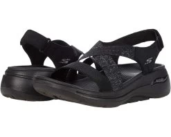 SKECHERS Performance Go Walk Arch Fit Cross Band Quarter Strap